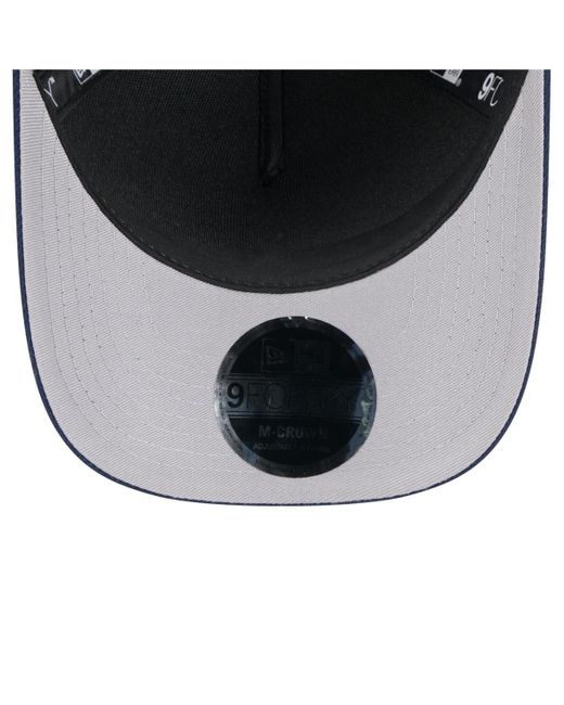 KTZ Green Black/ College Navy Seattle Seahawks 2025 Nfl Draft 9forty A-frame M-crown Adjustable Hat for men