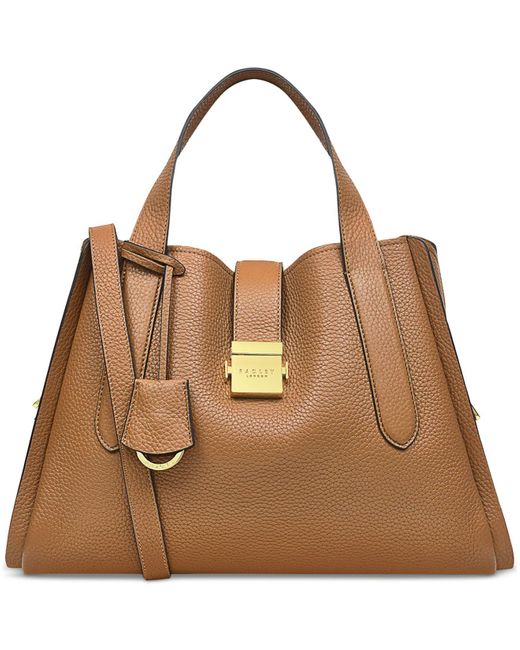 Radley Sloane Street Medium Leather Grab Bag in Brown Lyst