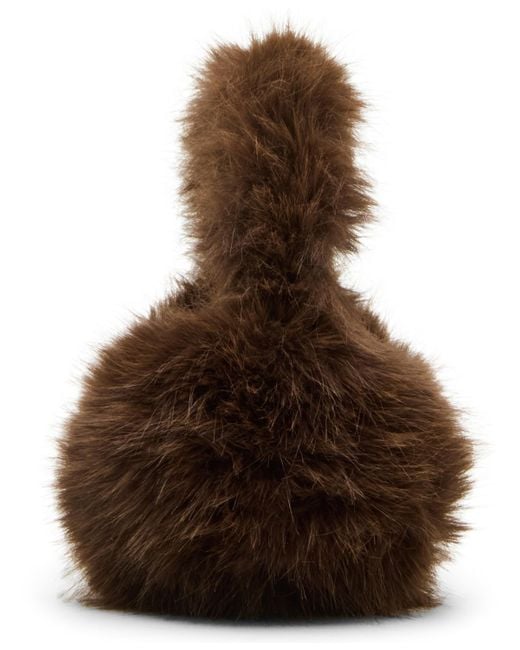 Steve Madden Brown All-over Earmuffs