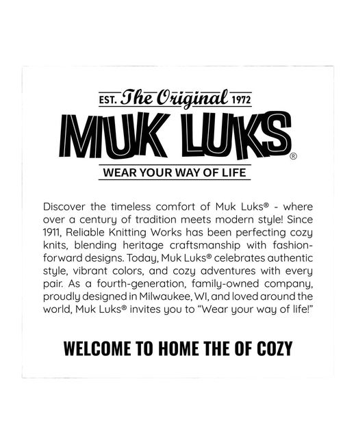 Muk Luks Black Compression Socks