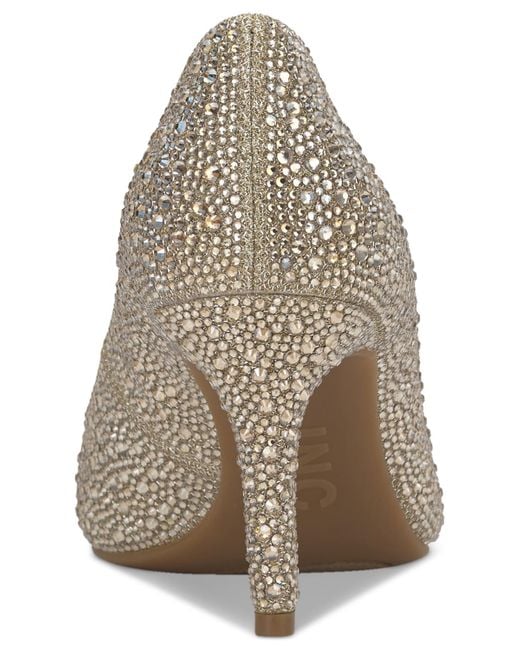 INC International Concepts Multicolor Zitah Embellished Pointed Toe Pumps