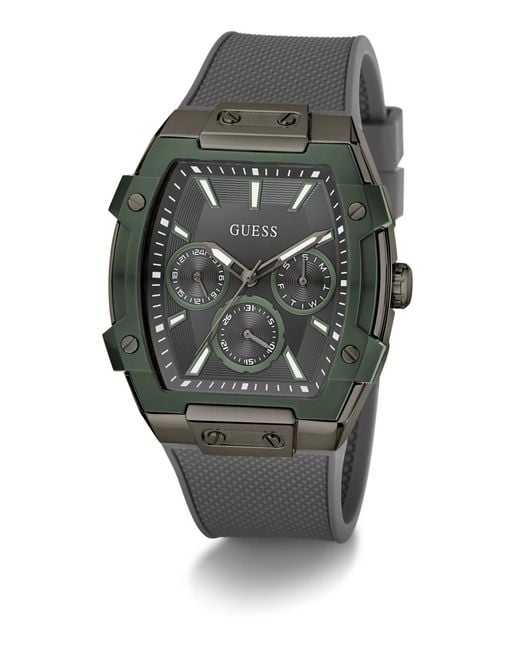 Guess Gray Grey Gunmetal Multi-function Watch for men