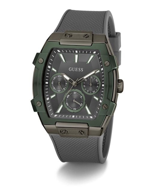 Guess Gray Grey Gunmetal Multi-function Watch for men