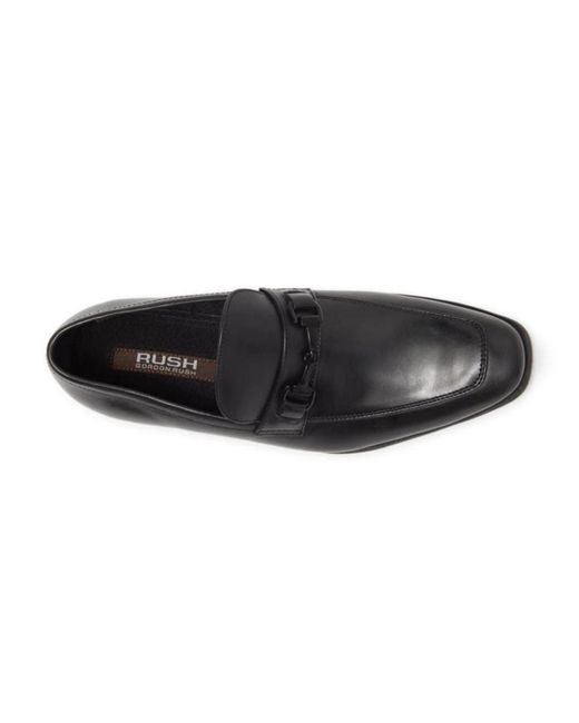 Gordon Rush Black Jacob Dress Leather Slip-on Bit Loafer for men