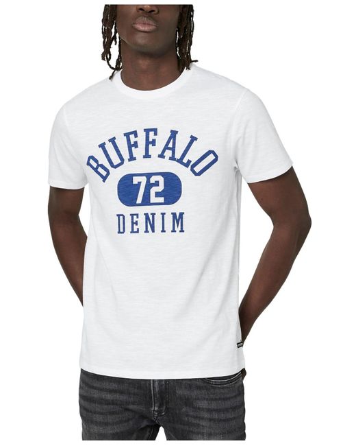 Buffalo David Bitton Cotton Logo Print Tasut Short Sleeve T-shirt in ...