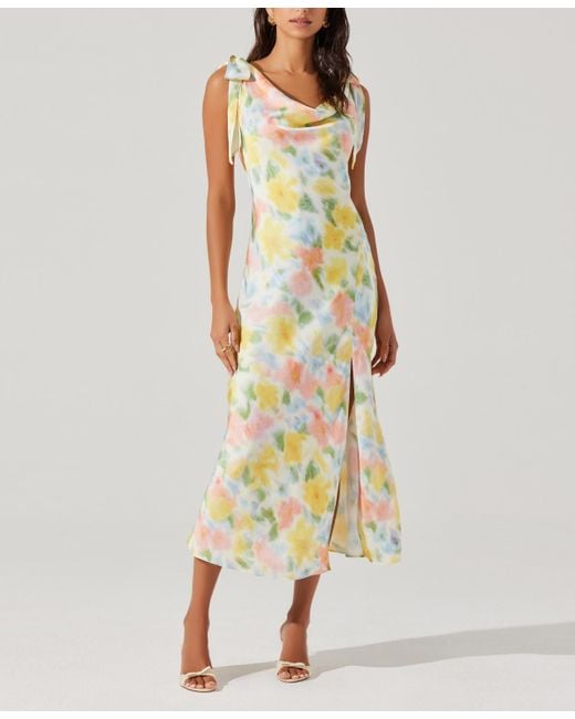 Astr Metallic Allexina Dress