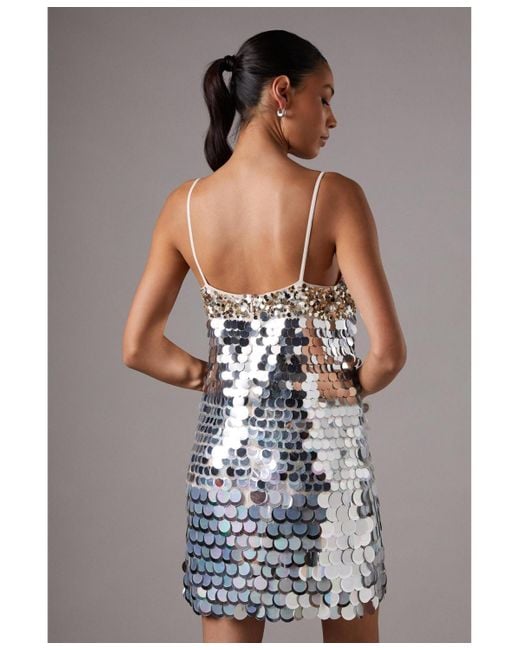 Coast Blue Sequin Cami Mini Dress