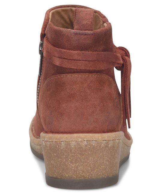 Born Brown Vaughn Round Toe Regular Booties