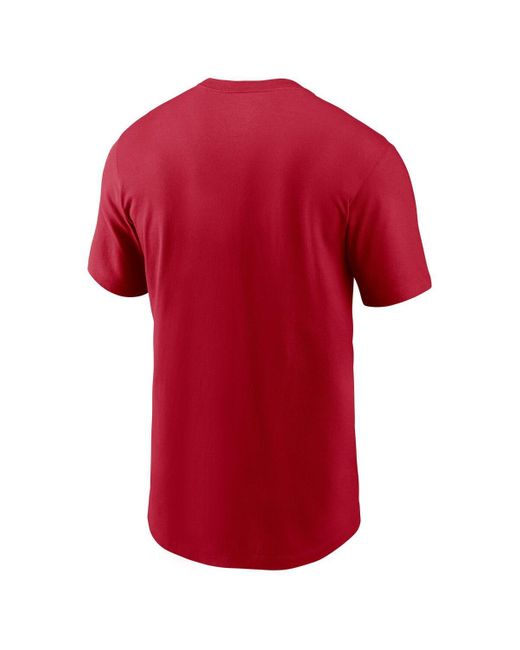 Nike Red Tampa Bay Buccaneers Primetime Local Essential T-shirt for men
