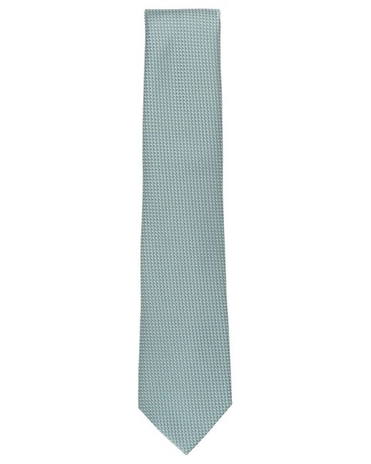Perry Ellis Blue Perry Ellis Sanson Mini-pattern Tie for men