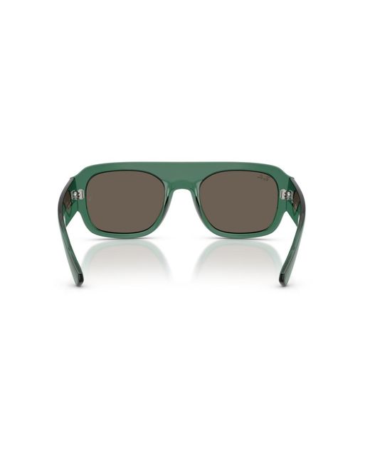 Ray-Ban Green Geometric Sunglasses