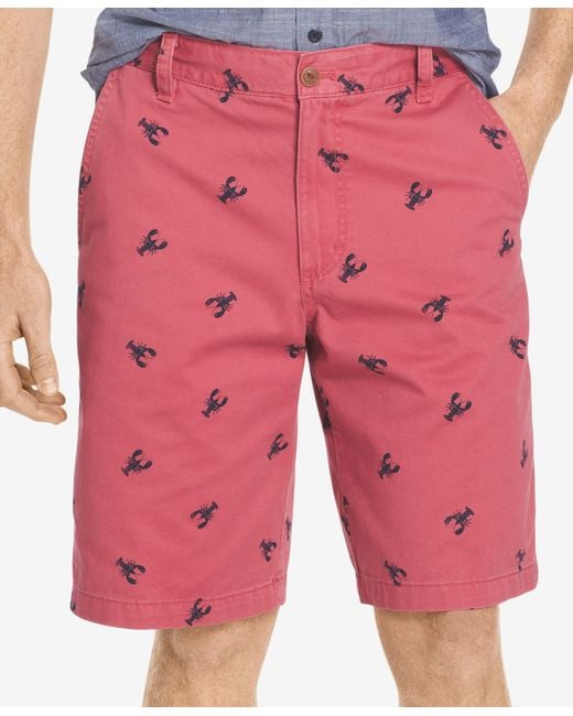 Izod Men's Big And Tall Lobster-print Shorts for Men | Lyst