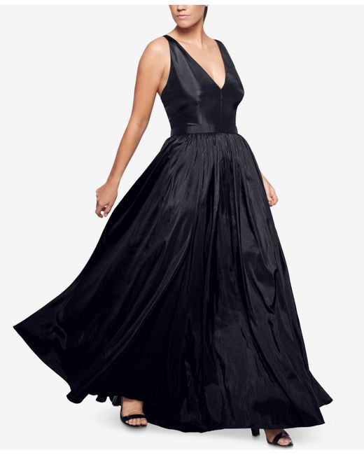 v neck halter gown