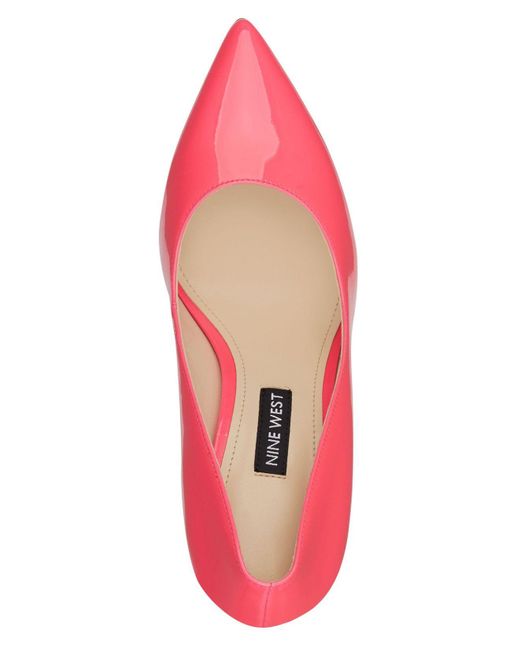 nine west pink pumps