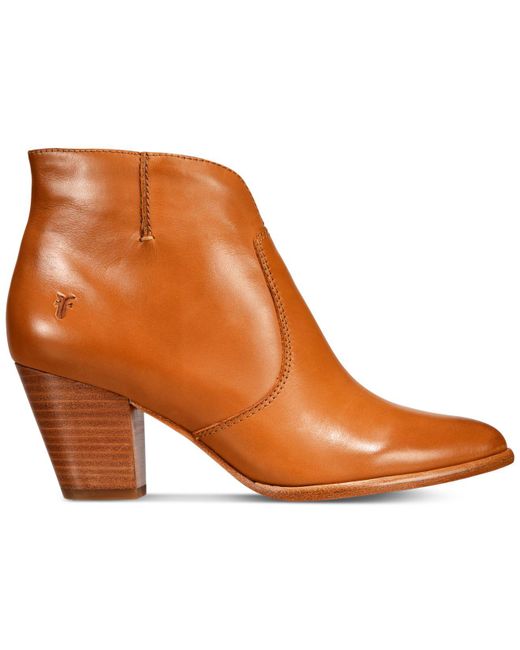Frye Women s Jennifer Ankle Booties in Brown Lyst
