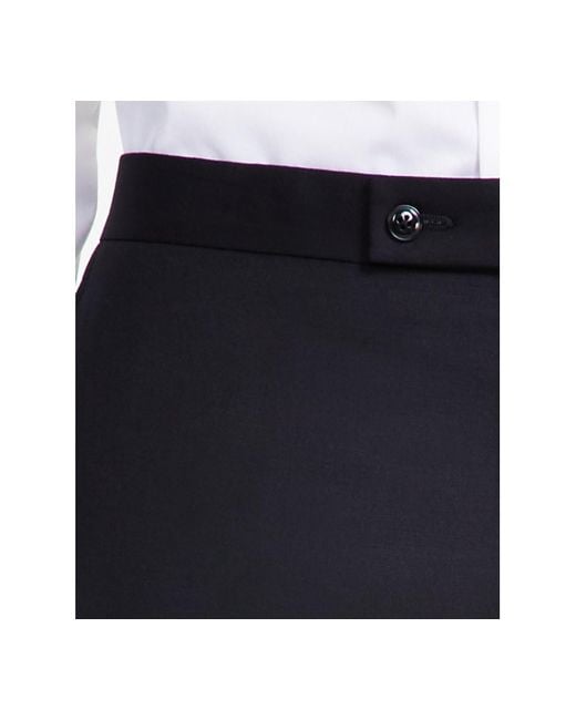 Michael Kors White Classic-fit Stretch Tuxedo Pants for men