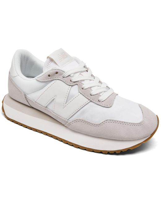New Balance 237 Casual Sneakers From Finish Line in White Lyst