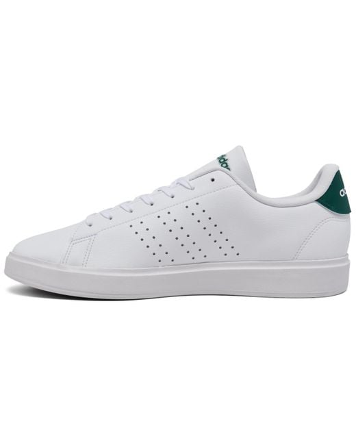 Adidas White Advantage 2.0 Casual Tennis Sneakers From Finish Line for men
