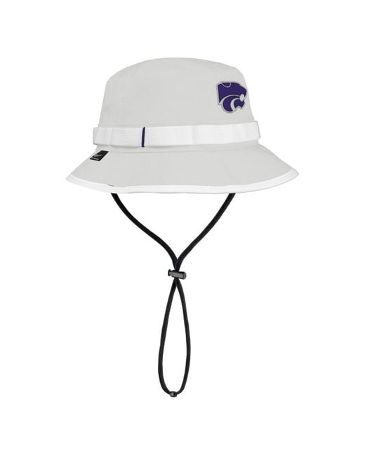 Nike Gray Kansas State Wildcats 2025 On-field Boonie Performance Bucket Hat