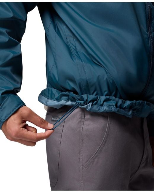 Columbia Blue Glennaker Lake Rain Jacket for men