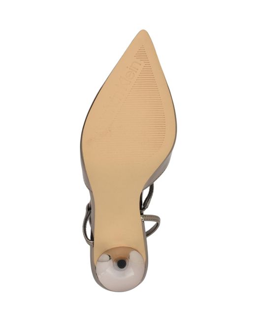 Calvin Klein Metallic Cordera Strappy Stiletto Pumps