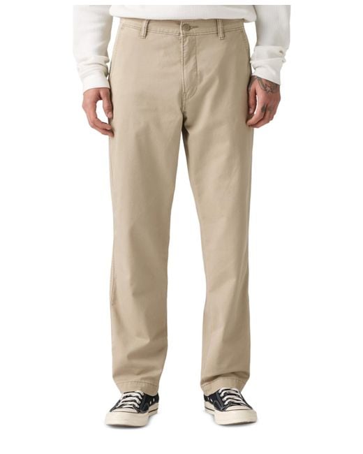 Levi's Natural Relaxed Straight Fit Chinos for men