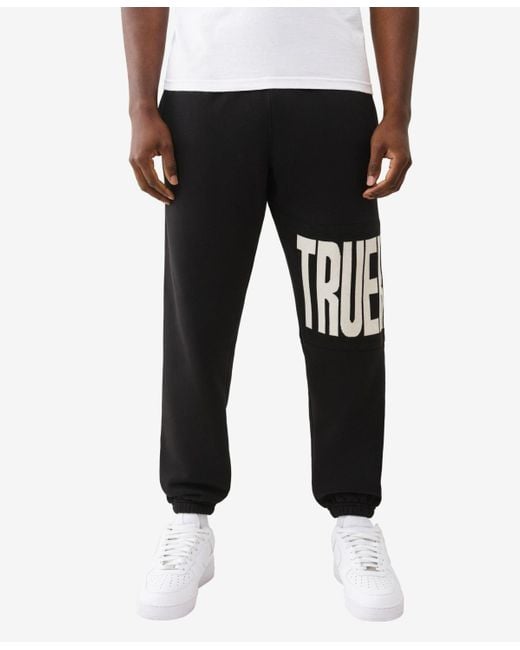 True Religion Black Standard jogger Pants for men