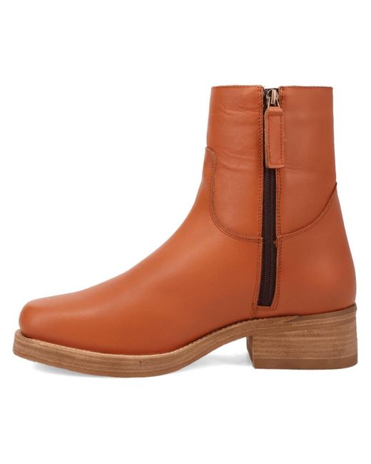 Dingo Brown Banner Leather Boot for men