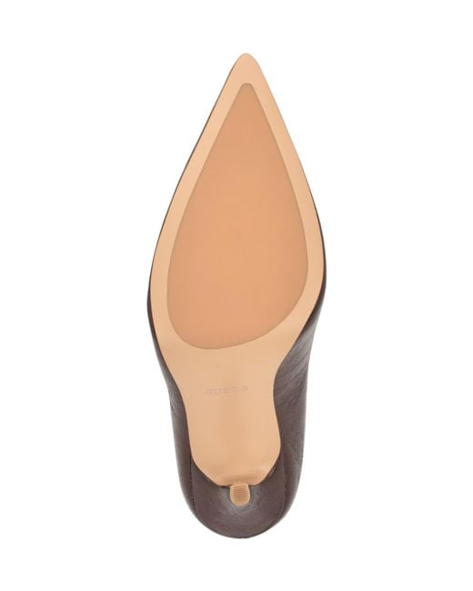 Guess Brown Napril Ankle Strap Stiletto Dress Pumps
