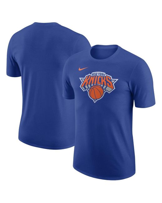 Nike Blue New York Knicks Essential T-shirt for men