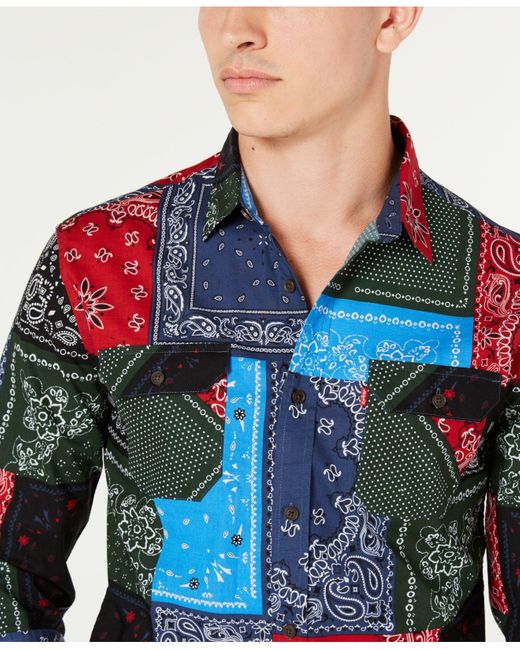 Levi's Cotton Bandana Patch Shirt in 