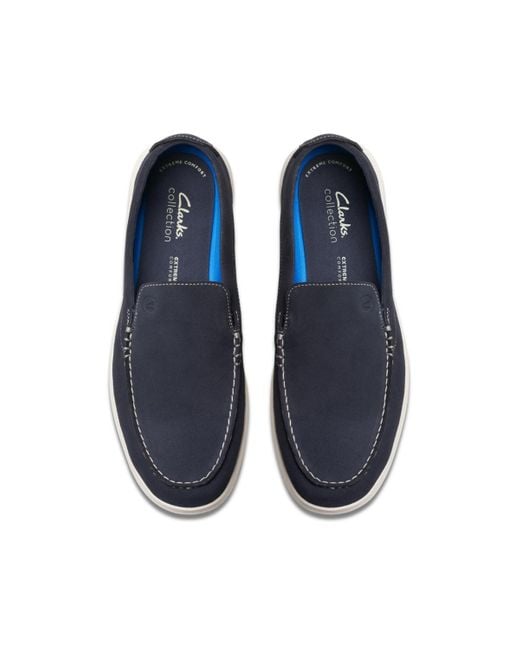 Clarks Blue Collection Flexway Step Slip On Shoes for men