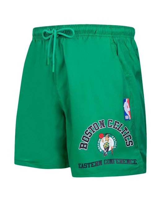 Pro Standard Green Boston Celtics Area Code Shorts for men