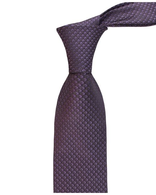 Calvin Klein Purple Logan Geometric Tie for men