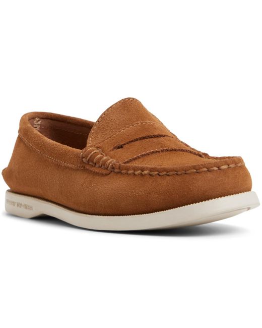 Sperry Top-Sider Brown Authentic Original Round Toe Loafers