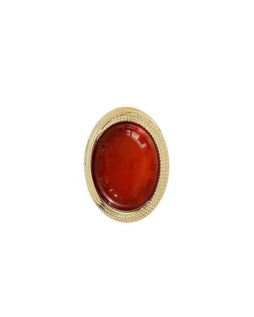 Retro Chic Red Large Babylon Earrings
