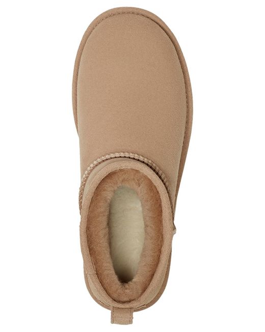 Ugg Brown Classic Ultra Mini Booties