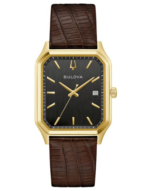 Bulova Black Special Edition Tony Bennett Classic We Are All Here Strap Watch 32mm for men