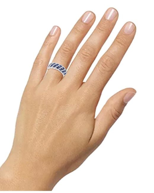 Macy's Blue Lab-grown Ruby (1 Ct. T.w.