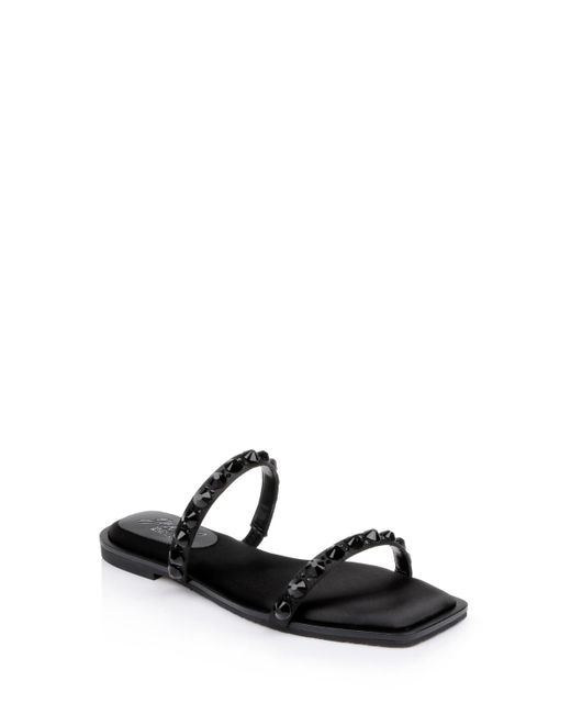 Badgley Mischka Honesty Evening Flat Sandals in White Lyst