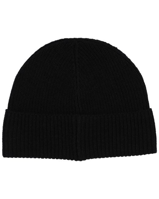 Polo Ralph Lauren Black Solid Denim Bear Beanie for men