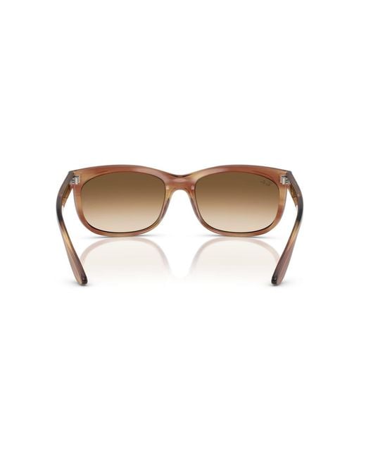 Ray-Ban Brown Rectangle Sunglasses