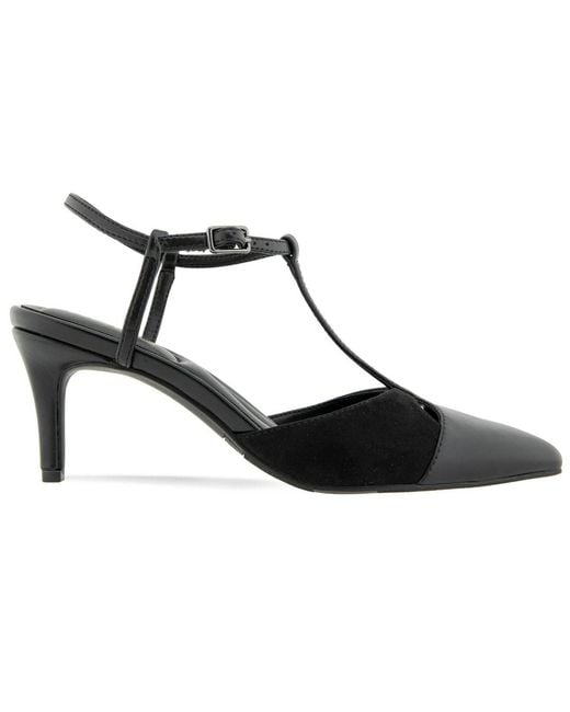 BCBGMAXAZRIA Black Baxi T-strap Pump