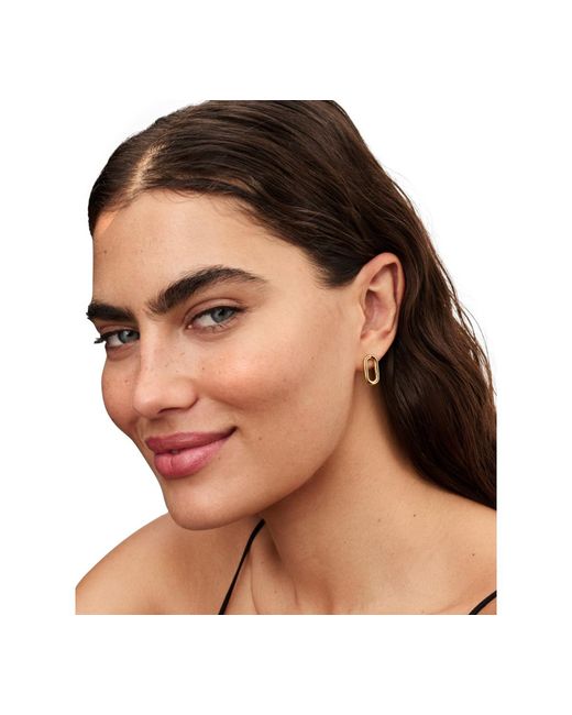 Pandora Metallic Openable Stud Earrings