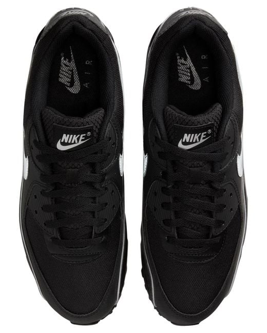Nike Black Air Max 90 Premium Casual Sneakers From Finish Line for men