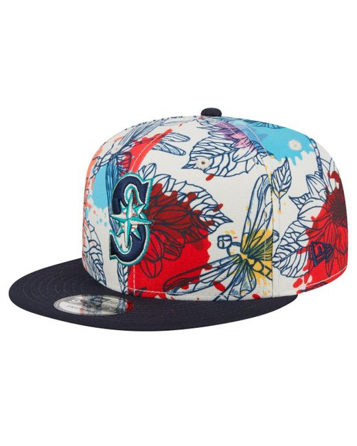 KTZ Seattle Mariners Spring Training 9fifty Snapback Hat in Blue for
