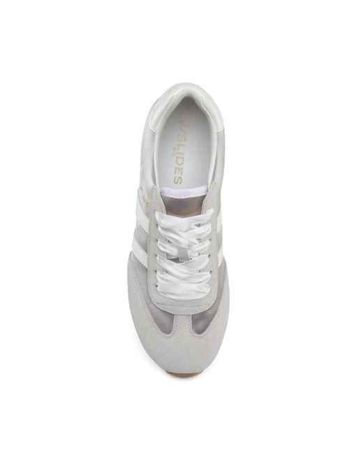 J/Slides White peggy Sneaker