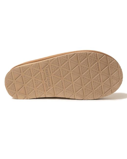 Minnetonka Brown Corie Suede Scuff Slippers