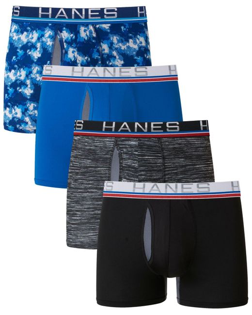 Hanes Synthetic 4-pk. Ultimate Sport With X-temp Total Support Pouch ...