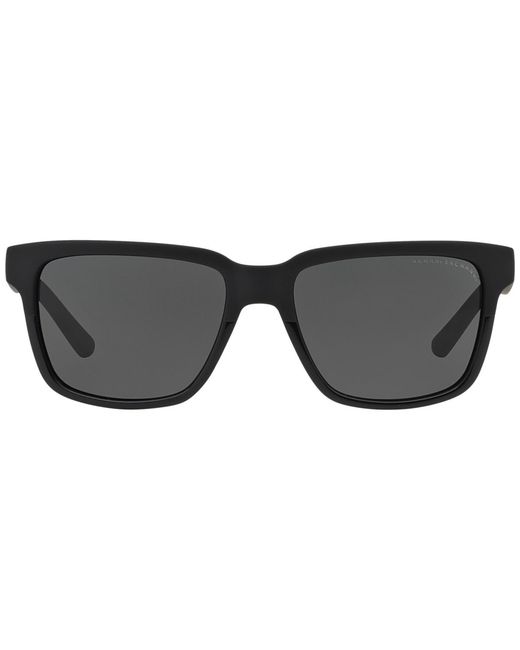 ARMANI EXCHANGE Black Polarized Sunglasses Ax4026s